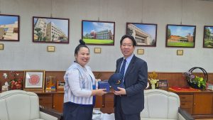 Dr. Piyapit Khonkaen拜會本校張金龍校長